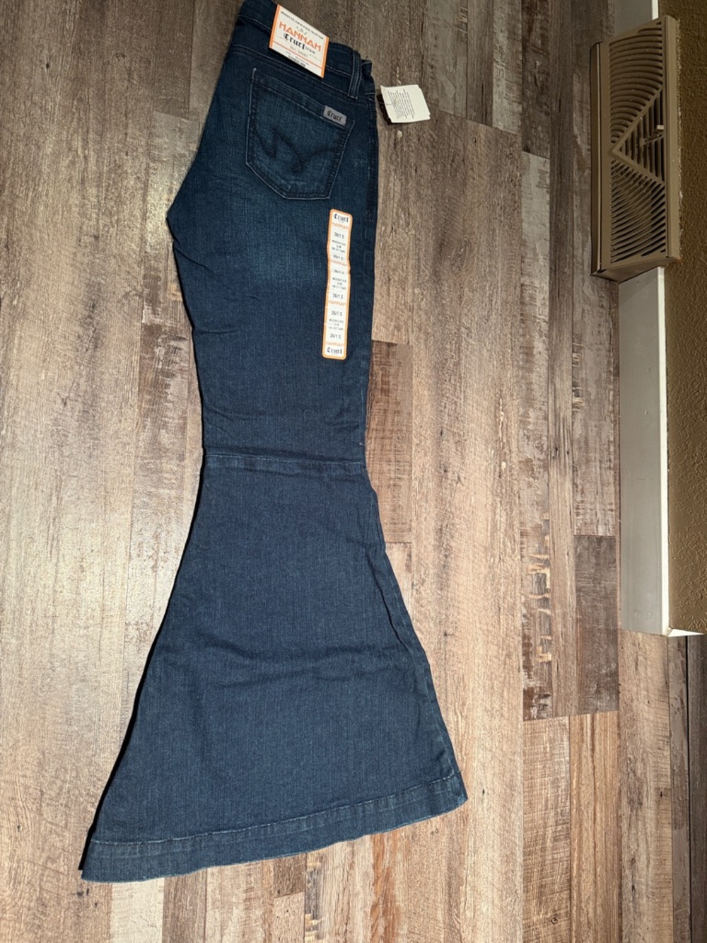 Cruel Girl Dark Blue Flare Jeans